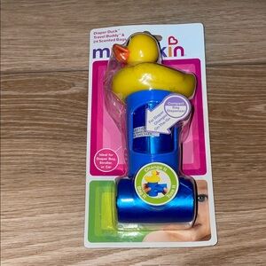 Vintage 2005 Munchkin Diaper Duck Travel Buddy Bag Dispenser NOS